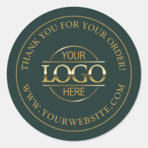 カスタムビジネスロゴのプロモーションDark Green & 金ゴールド