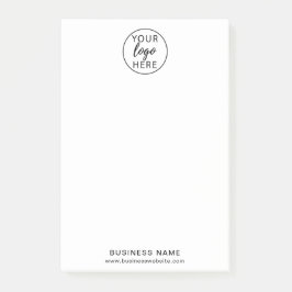 カスタムビジネスロゴのポストイット注記 ポストイット