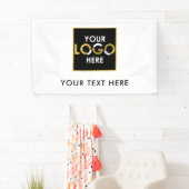 カスタムビジネスロゴイベントのつるバナー記号 横断幕 (インサイチュ)