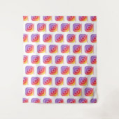 カスタムビジネスロゴインスタグラム背景 タペストリー (正面)