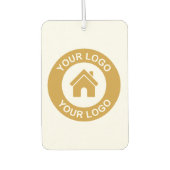 カスタムビジネスロゴカー カーエアーフレッシュナー (正面)