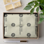 カスタムビジネスロゴクリ企業のーム 薄葉紙 (ギフト)