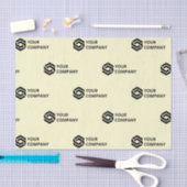 カスタムビジネスロゴクリ企業のーム 薄葉紙 (クラフト)