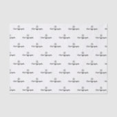 カスタムビジネスロゴシックなギフト/製品パッケージ 薄葉紙 (正面)