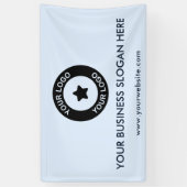 カスタムビジネスロゴスローガンウェブサイトプロモーショナル 横断幕 (縦)