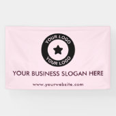 カスタムビジネスロゴスローガンウェブサイトプロモーショナル 横断幕 (横)