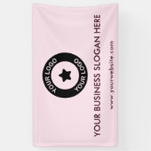 カスタムビジネスロゴスローガンウェブサイトプロモーショナル 横断幕 (縦)