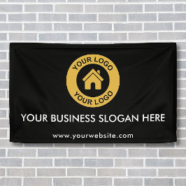カスタムビジネスロゴスローガンウェブサイトプロモーションバナー 横断幕