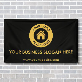 カスタムビジネスロゴスローガンウェブサイトプロモーションバナー 横断幕