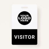 カスタムビジネスロゴビジターパスIDバッジ バッジ (裏面)