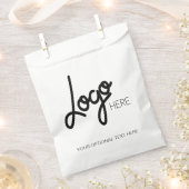 カスタムビジネスロゴミニマモダンリスト フェイバーバッグ (クリップ留めされた状態)