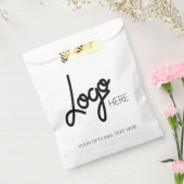 カスタムビジネスロゴミニマモダンリスト フェイバーバッグ (封をした状態)