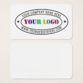 カスタムビジネスロゴ会社スタンプパーソナライズされた- (正面&裏面)
