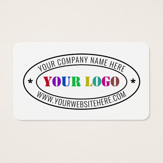 カスタムビジネスロゴ会社スタンプパーソナライズされた- (正面)