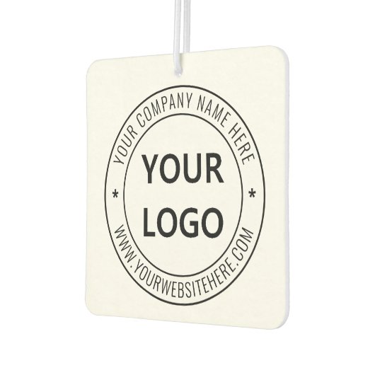 カスタムビジネスロゴ会社スタンプパーソナライズされた- カーエアーフレッシュナー (左)