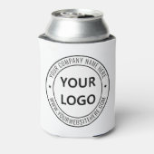 カスタムビジネスロゴ会社スタンプパーソナライズされた- 缶クーラー (缶裏面)