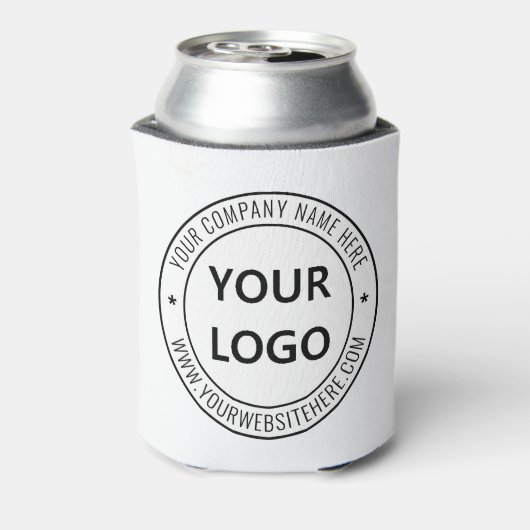 カスタムビジネスロゴ会社スタンプパーソナライズされた- 缶クーラー (缶裏面)