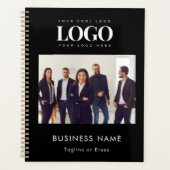 カスタムビジネスロゴ会社チームフォトカレンダー プランナー手帳 (正面)