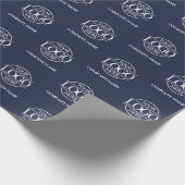 カスタムビジネスロゴ会社名プロモーション ラッピングペーパー (角)