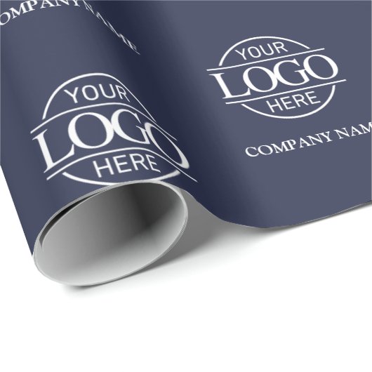 カスタムビジネスロゴ会社名プロモーション ラッピングペーパー (ロールコーナー)