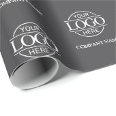 カスタムビジネスロゴ会社名プロモーション ラッピングペーパー (ロールコーナー)