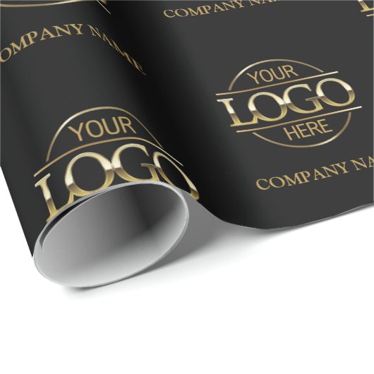 カスタムビジネスロゴ会社名プロモーション ラッピングペーパー (ロールコーナー)