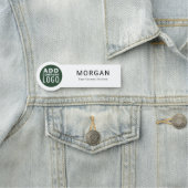 カスタムビジネスロゴ会社従業員名タグ 名札 (インサイチュ)