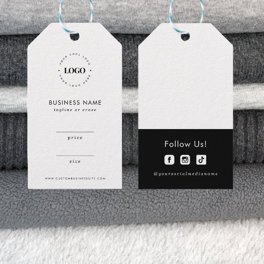 カスタムビジネスロゴ価格サイズソーシャルメディア ギフトタグ