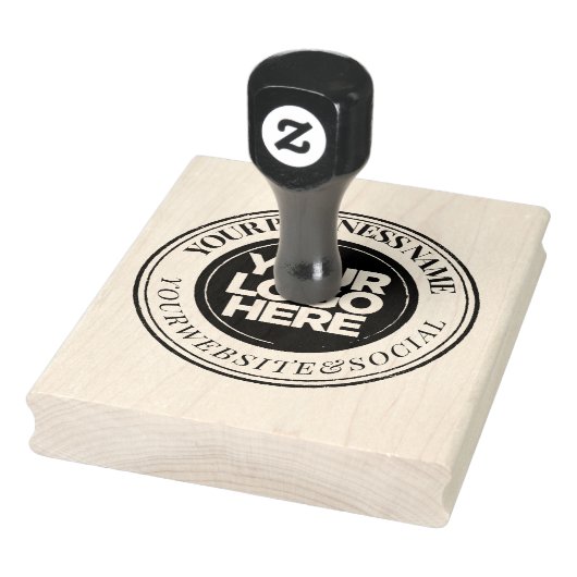 カスタムビジネスロゴ大シッエレガントク ラバースタンプ (スタンプ)