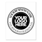 カスタムビジネスロゴ大シッエレガントク ラバースタンプ (インプリント)