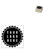 カスタムビジネスロゴ大型ゴム印 ラバースタンプ (押印)