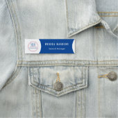 カスタムビジネスロゴ従業員名タグ 名札 (インサイチュ)