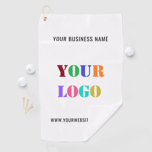 カスタムビジネスロゴ文字ゴルフタオル – あなたの色 ゴルフタオル (インサイチュ)