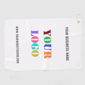 カスタムビジネスロゴ文字ゴルフタオル – あなたの色 ゴルフタオル (横)