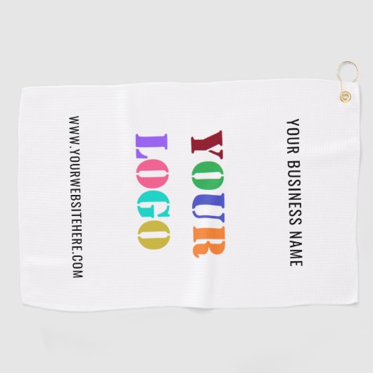 カスタムビジネスロゴ文字ゴルフタオル – あなたの色 ゴルフタオル (横)