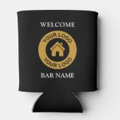 カスタムビジネスロゴ文字バー名 缶クーラー (裏面)