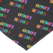 カスタムビジネスロゴ表 – 色の選択 テーブルクロス (アングル)