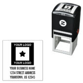 カスタムビジネスロゴ返送先住所 セルフインキングスタンプ (インサイチュ)