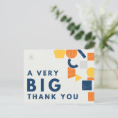 カスタムビジネスロゴ ご協力ありがとうございました ポストカード (スタンド正面)