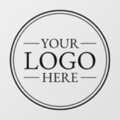 カスタムビジネスロゴ ウィンドウクリング ウィンドウサイン (シート)