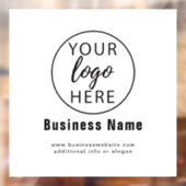 カスタムビジネスロゴ ウィンドウサイン (シート2)