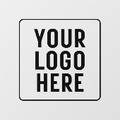 カスタムビジネスロゴ オーダーメイド店舗フロント ウィンドウサイン (シート)