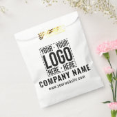 カスタムビジネスロゴ コーポレート カンパニー モダン クール フェイバーバッグ (封をした状態)