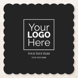 カスタムビジネスロゴ ブランドプロフェッショナル  ペーパーコースター