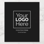 カスタムビジネスロゴ ブランドプロフェッショナル  ワインラベル (シングルラベル)