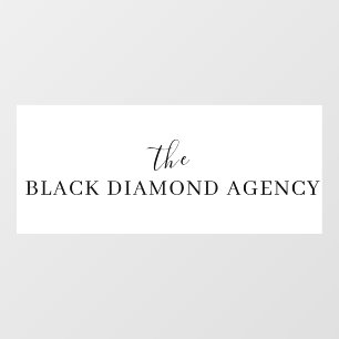 カスタムビジネスロゴ   プロフェッショナルな企業イメージ ウィンドウサイン