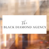 カスタムビジネスロゴ | プロフェッショナルな企業イメージ ウィンドウサイン (シート2)