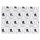 カスタムビジネスロゴ プロフェッショナル ラージペーパーバッグ (裏面)