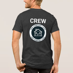 カスタムビジネスロゴ 不動産エージェント会社 トライブレンドTシャツ