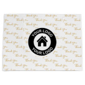 カスタムビジネスロゴ 大型 ギフトバッグ (正面)